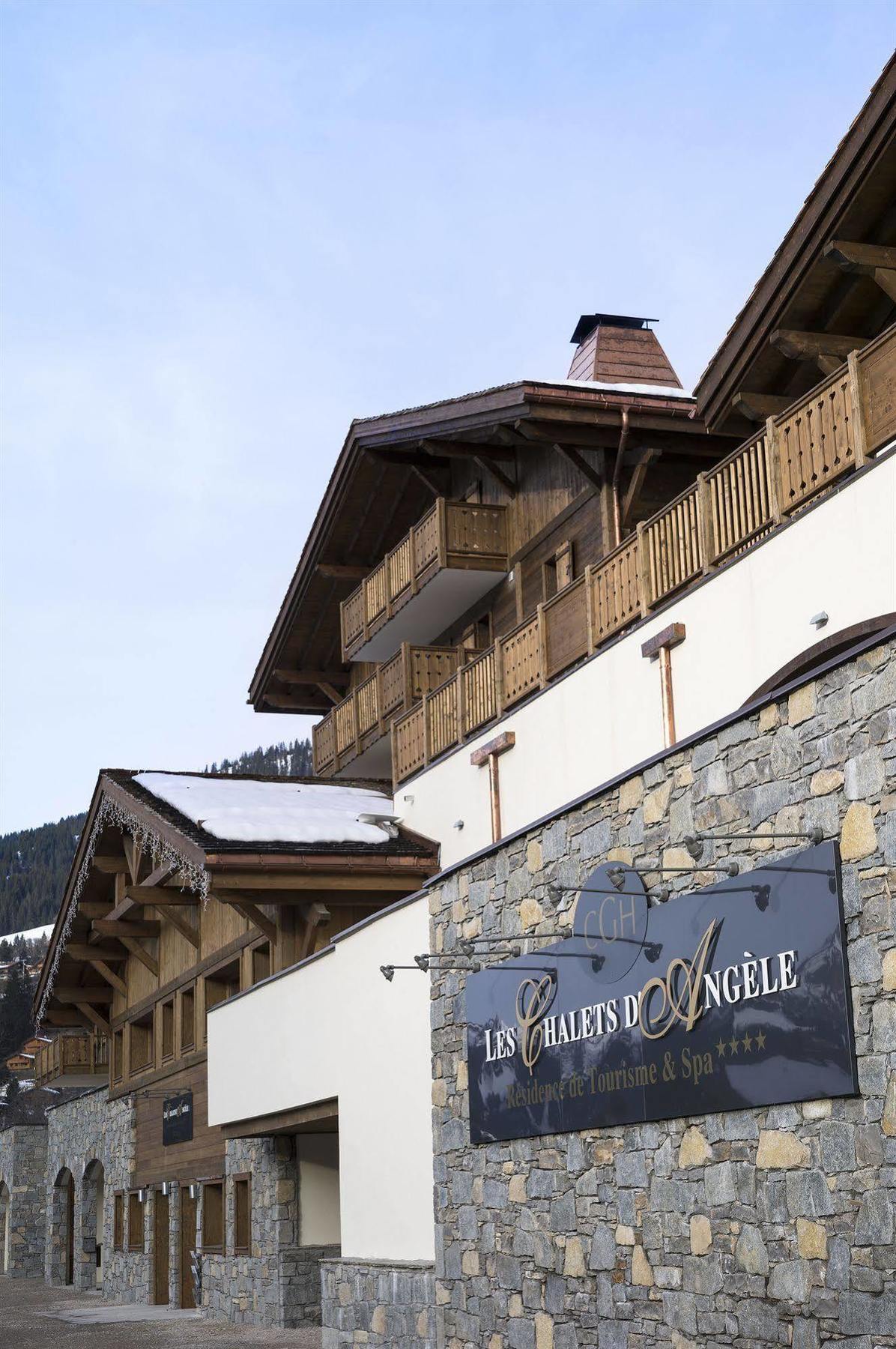 Cgh Residences & Spas Les Chalets D'Angele Chatel Luaran gambar