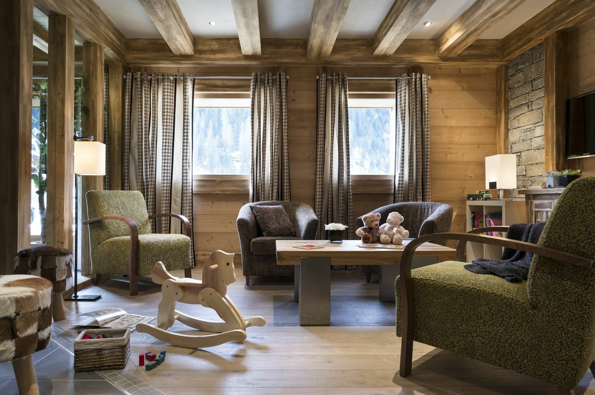 Cgh Residences & Spas Les Chalets D'Angele Chatel Luaran gambar