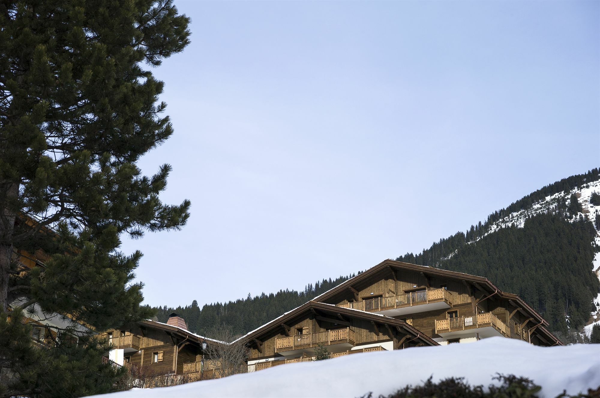 Cgh Residences & Spas Les Chalets D'Angele Chatel Luaran gambar